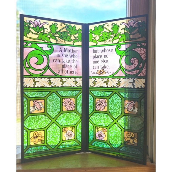 yorkcraft Other - VTG 1977 Seriglass A Mother's Place Glass Folding Panel No 996 Yorkcraft